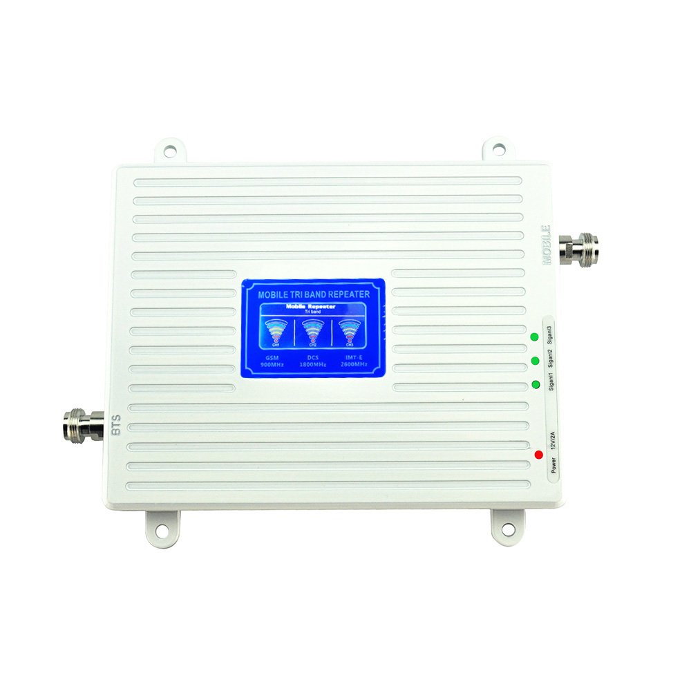 2 3 4G 900 1800 2600Mhz Tri Band Factory Most Affordable Mobile Phone Signal Network Repeater / Booster / Signal Amplifier